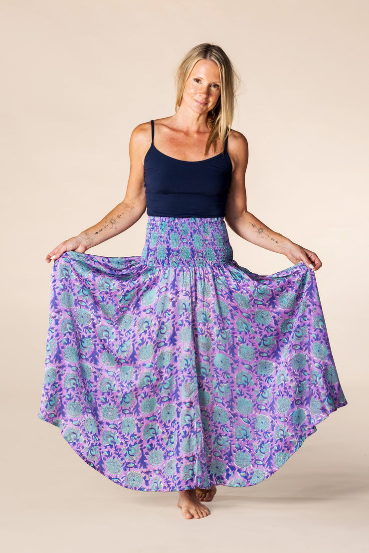 New Asman Skirts Hand Block Printed Bamboo- SS2025