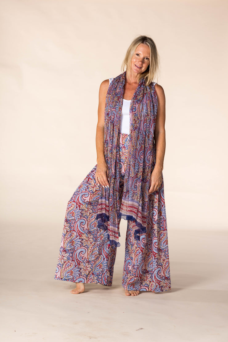 New Kajol Pants Hand Block Printed Pure Cotton SS2025