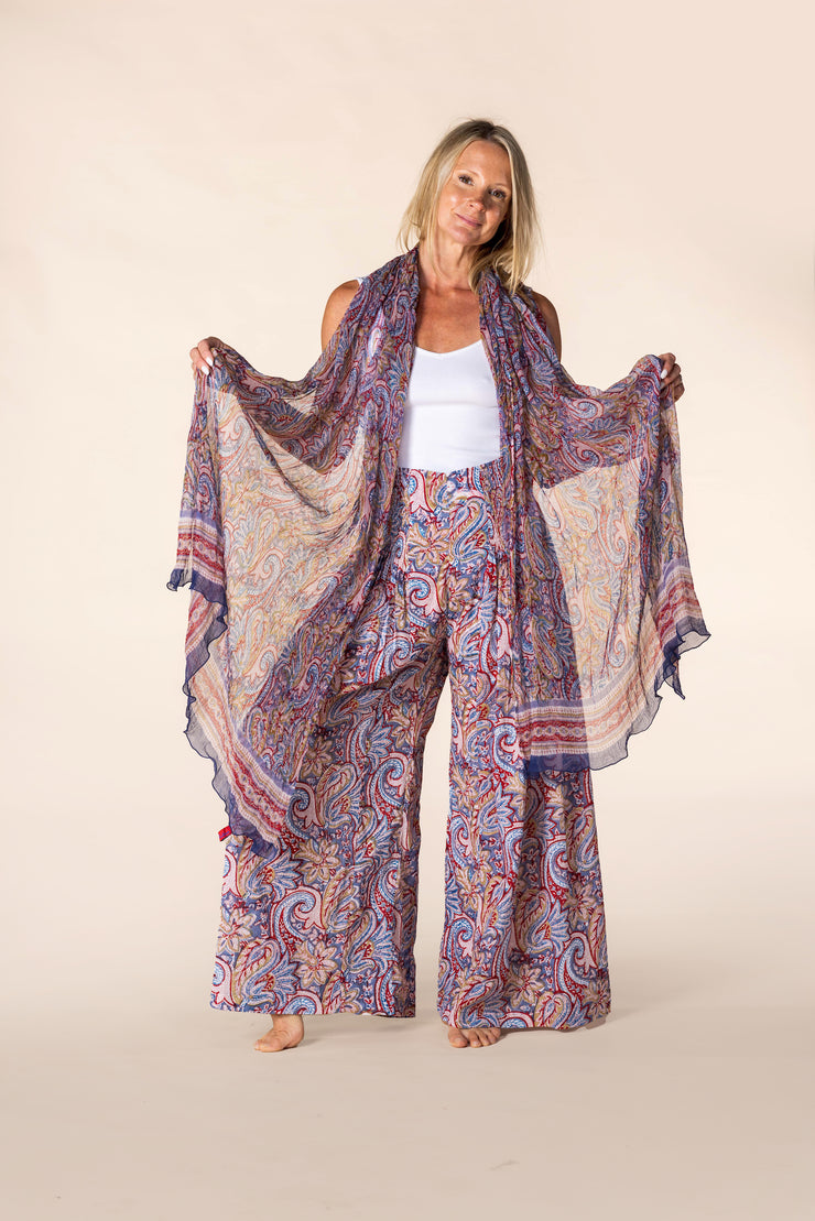 New Kajol Pants Hand Block Printed Pure Cotton SS2025