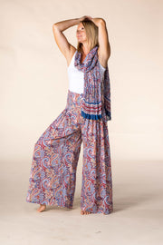 New Kajol Pants Hand Block Printed Pure Cotton SS2025