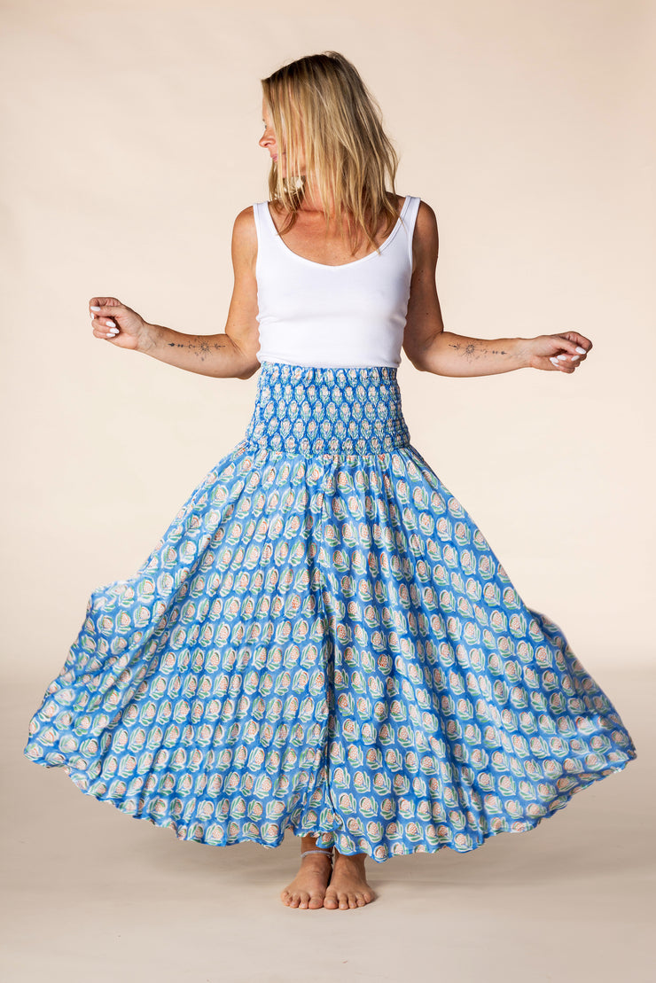 New Asman Skirts Hand Block Printed Bamboo- SS2025