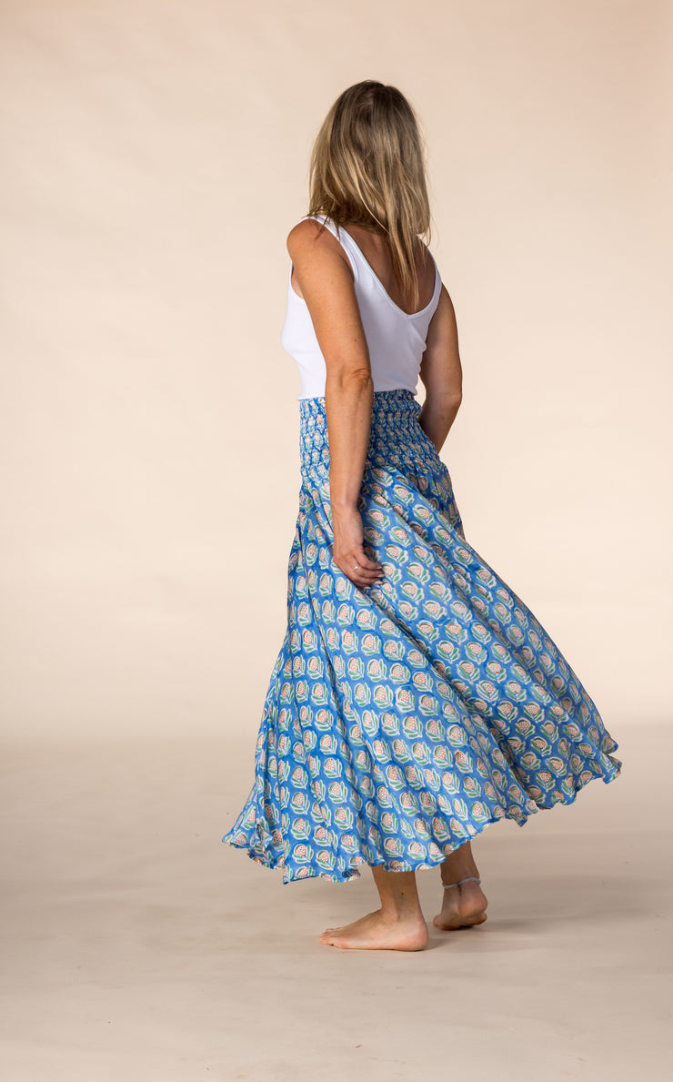 New Asman Skirts Hand Block Printed Bamboo- SS2025