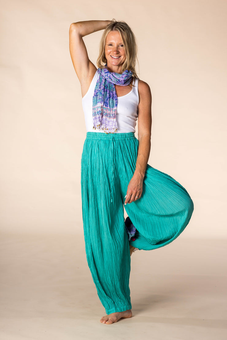 New Hand Block Printed Pure Cotton Scarves SS2025 Twilight Blossom