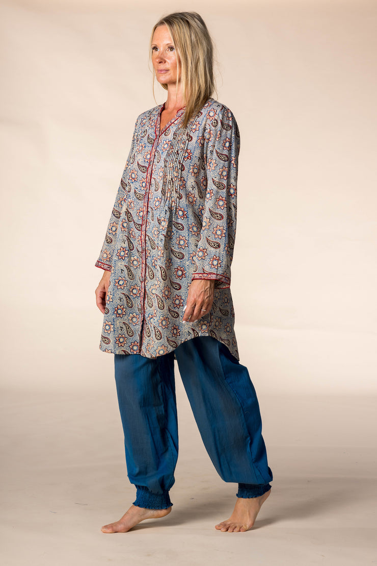 New Shimla Tunic Hand Block Printed in Pure Cotton SS2025