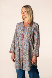 New Shimla Tunic Hand Block Printed in Pure Cotton SS2025