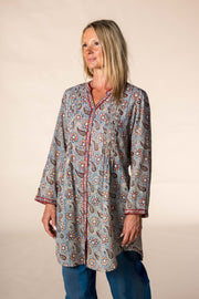 New Shimla Tunic Hand Block Printed in Pure Cotton SS2025