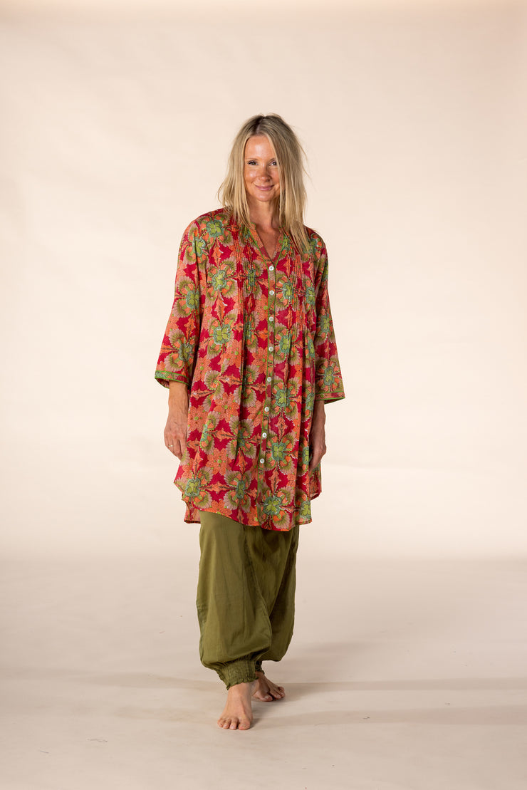 New Shimla Tunic Hand Block Printed in Pure Cotton SS2025