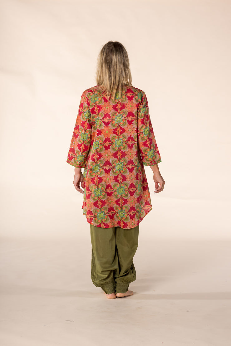 New Shimla Tunic Hand Block Printed in Pure Cotton SS2025