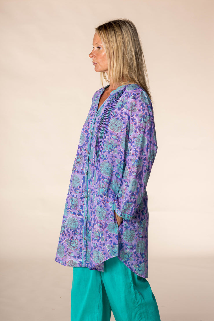 New Shimla Tunic Hand Block Printed in Pure Cotton SS2025