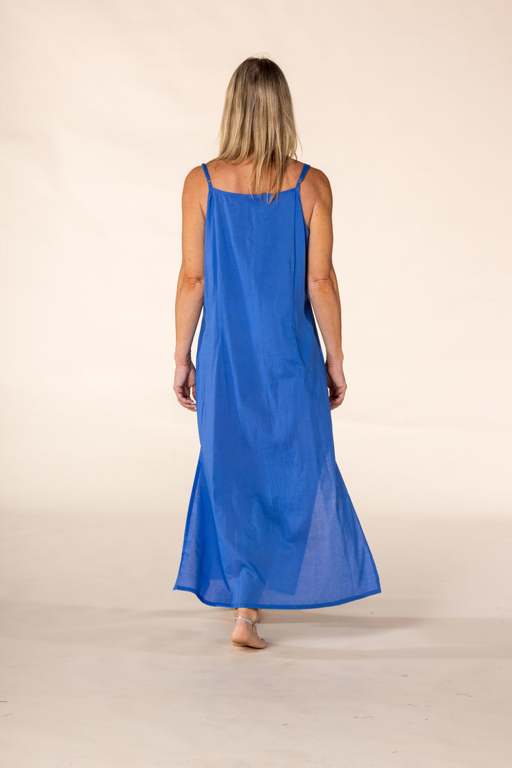New Sufiana Dress Hand Block Printed with Slip in Pure Cotton SS2025 Only Size M-12