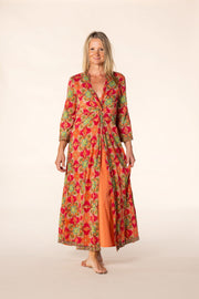 New Sufiana Dress Hand Block Printed with Slip in Pure Cotton SS2025