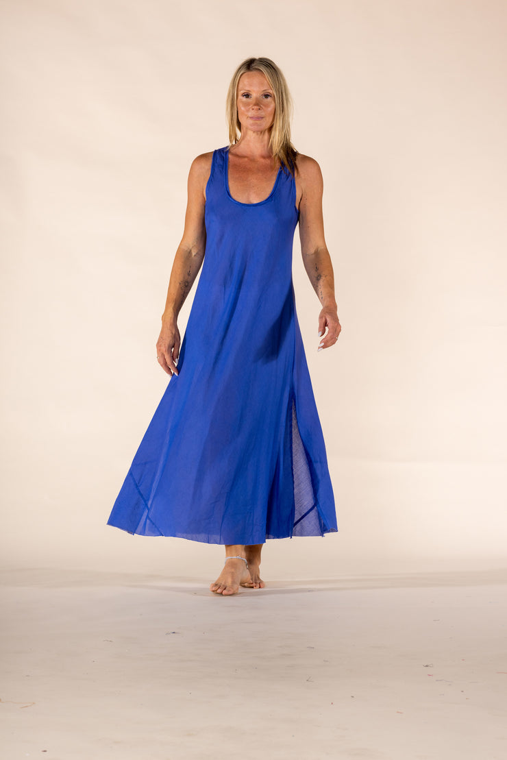 New Venus Dress Hand Block Printed in Chiffon SS2025