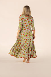 New Ruby Sun Dress Hand Block Printed Pure Cotton SS2025