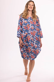 New Roshan Dress Hand Block Printed in Pure Cotton SS24