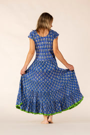 New Amber Dress Hand Block Printed Pure Cotton SS2025