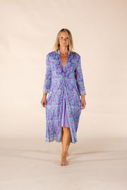 New Sufiana Dress Hand Block Printed with Slip in Pure Cotton SS2025 Only Size M-12