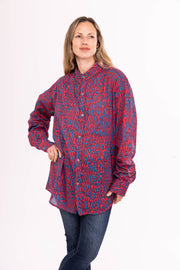 Akber  Shirt  Created using Hand Block Printed / Shibori Pure Cotton SS2024