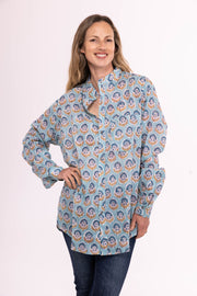 Nila's Unisex Shirt  Created using Hand Block Printed