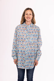 Nila's Unisex Shirt  Created using Hand Block Printed