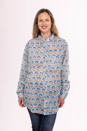 Nila's Unisex Shirt  Created using Hand Block Printed