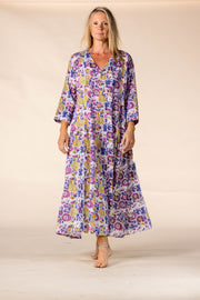 New Rani Panel Dress Hand Block Printed  in Pure Cotton SS2025
