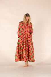 New Rani Panel Dress Hand Block Printed  in Pure Cotton SS2025