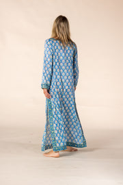 New Jugnu Kaftan Hand Block Printed In Pure Cotton SS2025 Only Size M-12