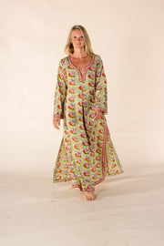 New Jugnu Kaftan Hand Block Printed In Pure Cotton SS2025 Only Size M-12