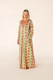 New Jugnu Kaftan Hand Block Printed In Pure Cotton SS2025 Only Size M-12