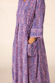 New Prem Pocket  Dress Hand Block Printed in Pure Cotton SS2025