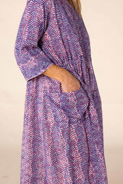 New Prem Pocket  Dress Hand Block Printed in Pure Cotton SS2025