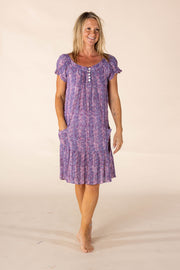 New Maya Pocket Dress Hand Block Printed In Pure Cotton SS2025 Only Size M=12