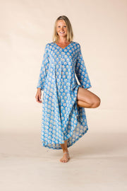 New Priya Dress Hand Block Printed In Pure Cotton SS2025