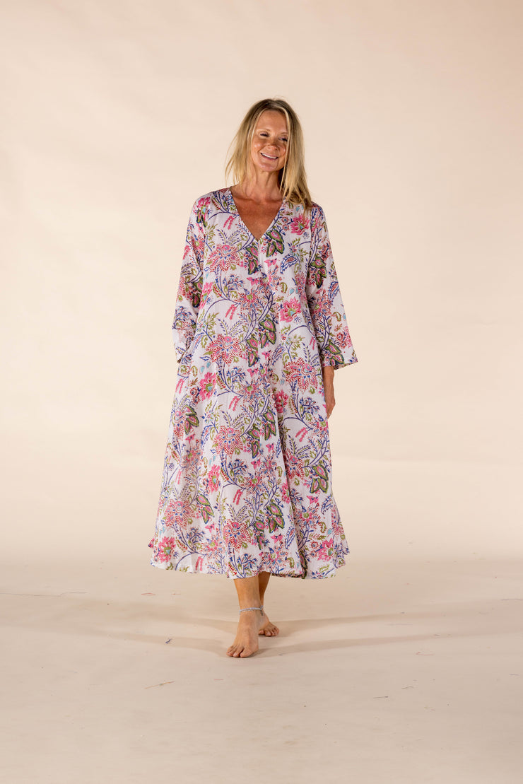 New Priya Dress Hand Block Printed In Pure Cotton SS2025