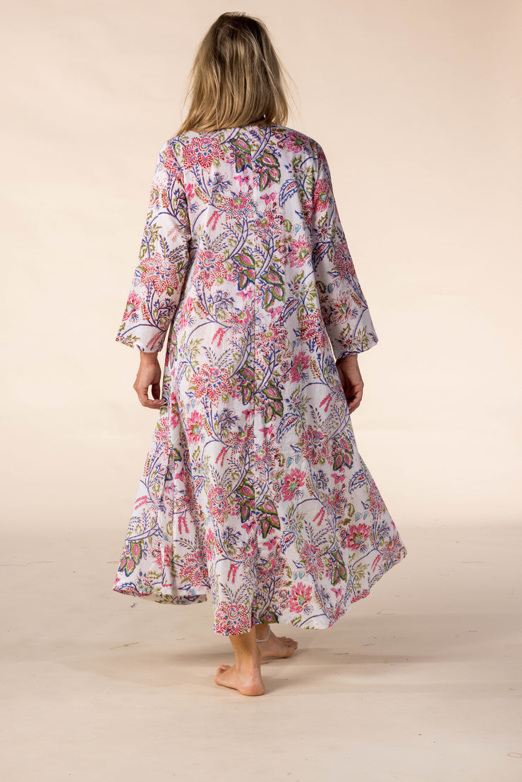 New Priya Dress Hand Block Printed In Pure Cotton SS2025