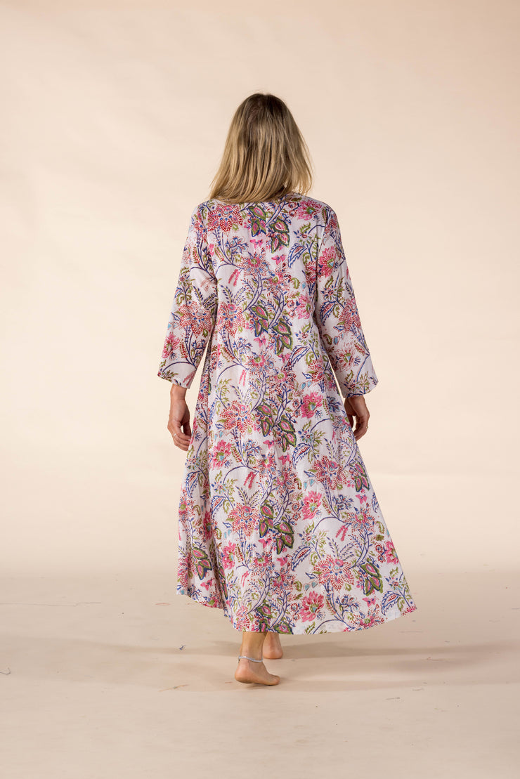 New Priya Dress Hand Block Printed In Pure Cotton SS2025