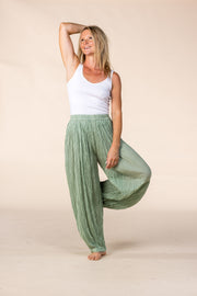 Harem Pants in Pure Cotton Hand Dyed