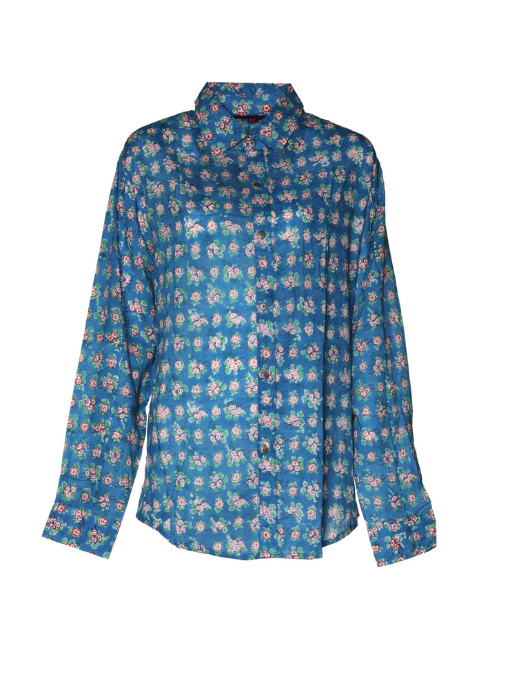 Akber  Shirt  Created using Hand Block Printed / Shibori Pure Cotton SS2024