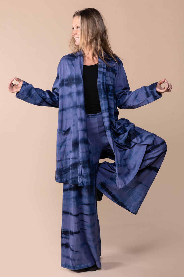 New Kajol Pants Hand Tie-Dyed Cotton Jersey