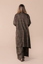 Nellore Jacket Hand Dyed Shibori in Cotton Jersey - Only S/M