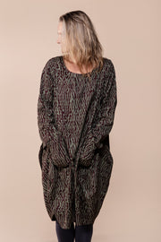 New Roshan Dress Hand-Block Printed Sustainable Moss Crepe  AW2023