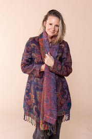 New Sula Shawl Jacket in Pure Wool  - AW2023