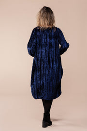 New Roshan Dress in Crushed Velvet  - AW 2023