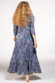 Ruby Sun Dress Hand Block Printed Pure Cotton