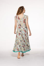 Amber Dress Hand Block Printed Pure Cotton SS24