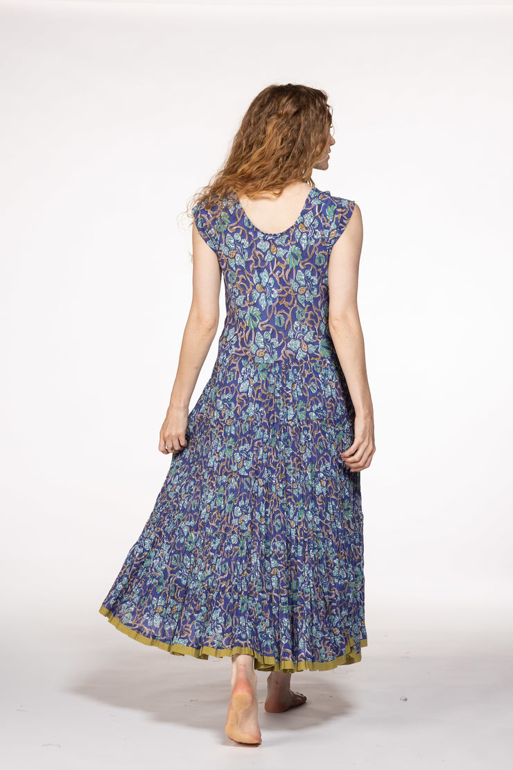 Amber Dress Hand Block Printed Pure Cotton SS24
