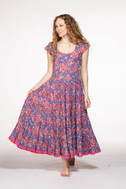 Amber Dress Hand Block Printed Pure Cotton SS24