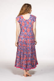 Amber Dress Hand Block Printed Pure Cotton SS24