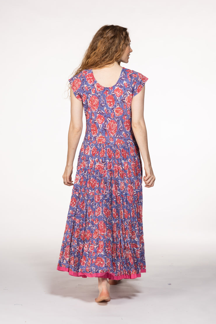 New Amber Dress Hand Block Printed Pure Cotton SS24