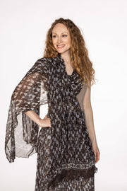 New Pure Chiffon Hand Block Printed Scarves SS24